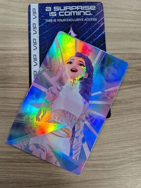 McDonald's Rumi Holographic Card ✨✨✨